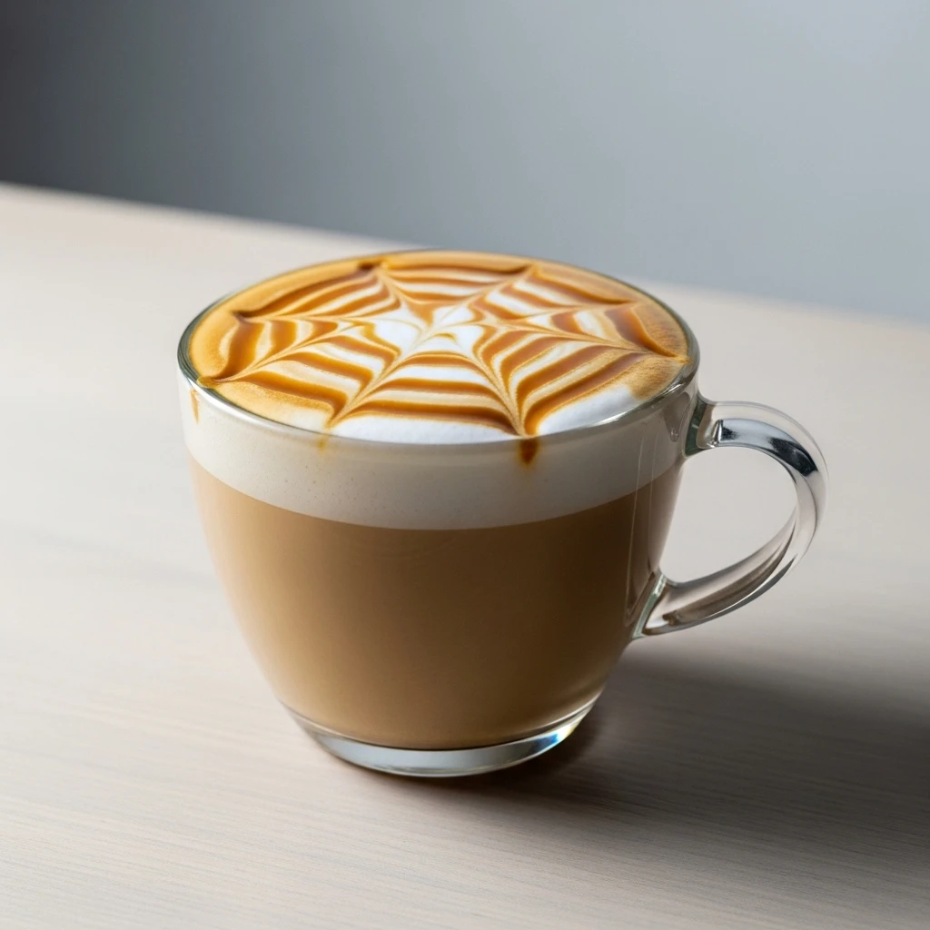 Dulce De Leche Latte from mobile coffee cart